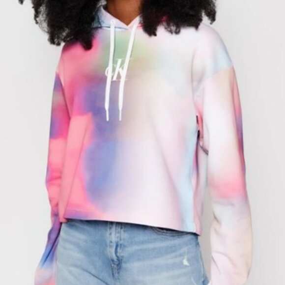 CALVIN KLEIN women’s hoodie multi-coloured size medium - Picture 9 of 15